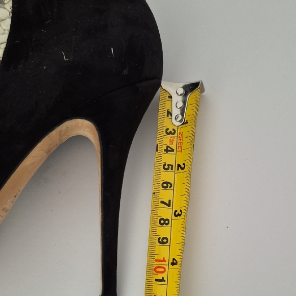 ALEXAWAGNER Snakeskin & Black Open-Toe Heeled Boots – US 8.5 / EU 39 - Picture 12 of 15